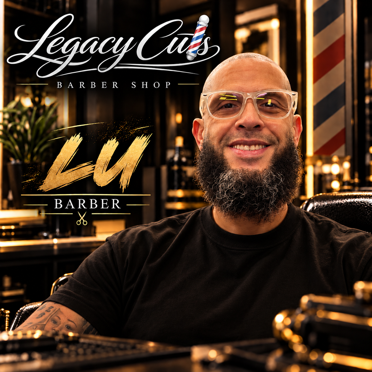 Lu, Barber at Legacy Cuts barber shop in East Orlando